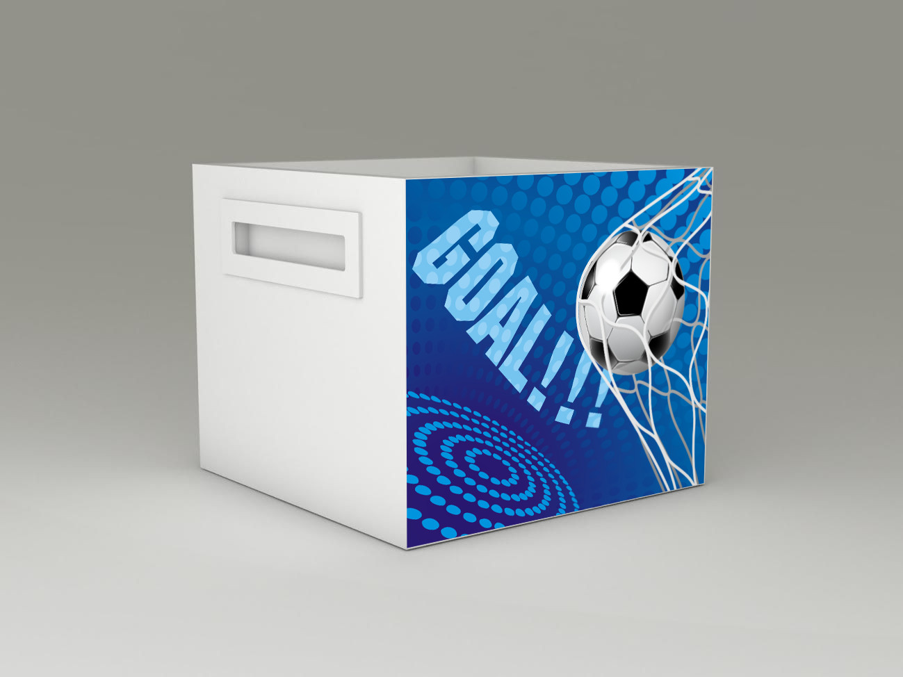 Becks lon box na hraky Futbal modr
